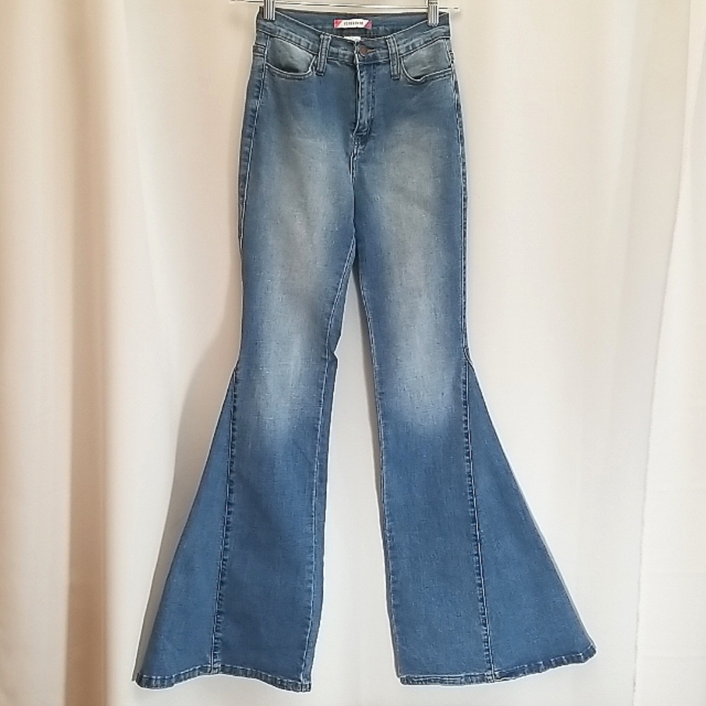 Vibe & Rant Flare denim Jeans Size 5 waist 27